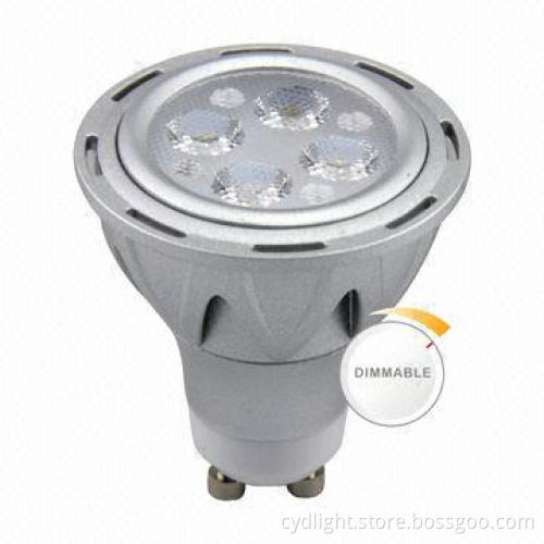 Dimmable GU10 LED Bulb with 230V AC Voltage
